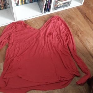 Long sleeve shirt  with mesh back